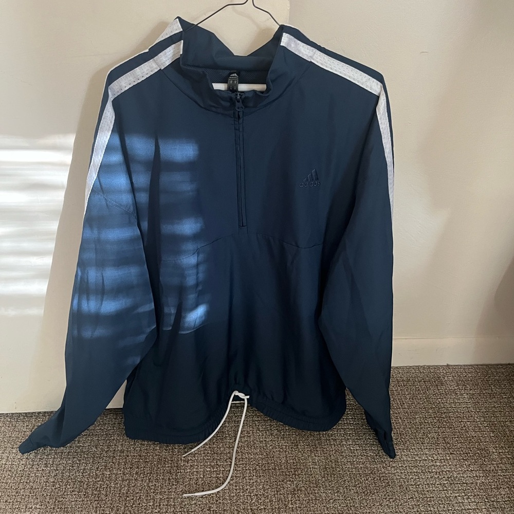 Brand new adidas 3/4 zip dry fit mens Xl